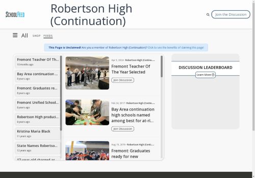 Robertson High (Continuation)