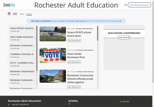 Rochester Adult Education