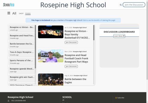 Rosepine High School