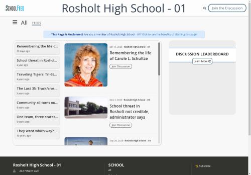 Rosholt High School - 01