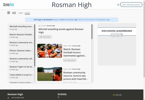 Rosman High