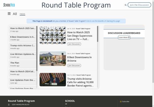 Round Table Program