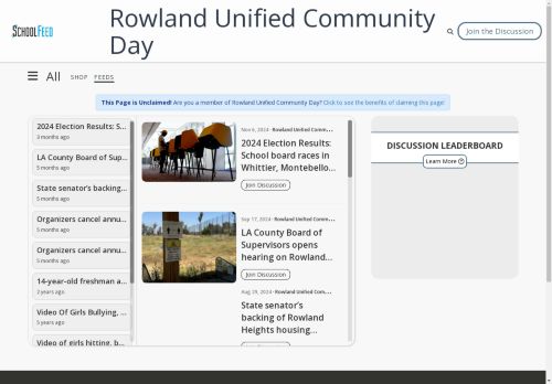 Rowland Unified Community Day