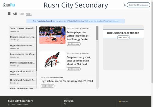 Rush City Secondary