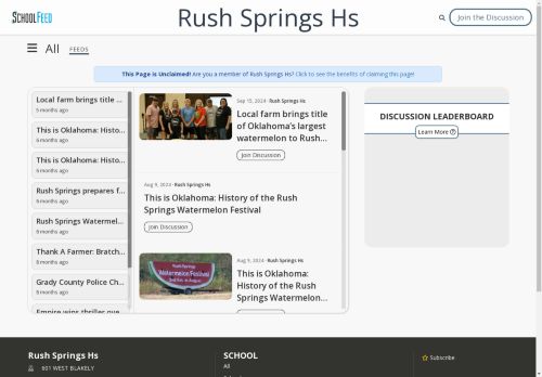 Rush Springs Hs