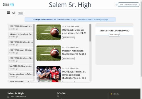 Salem Sr. High
