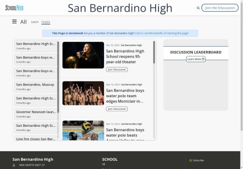 San Bernardino High