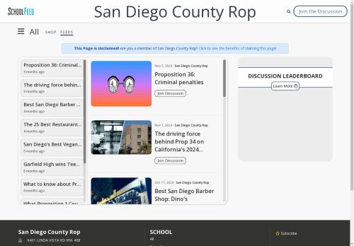 San Diego County Rop