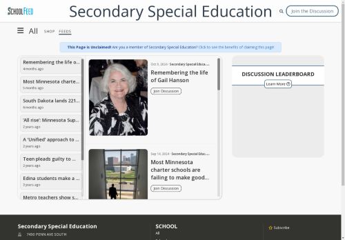 Secondary Special Education
