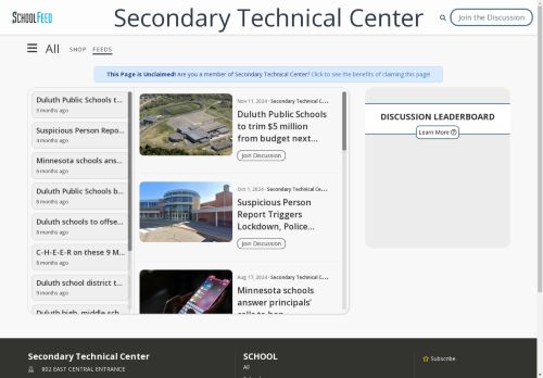 Secondary Technical Center