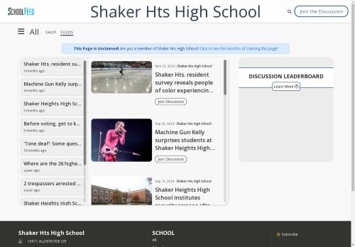 Shaker Hts High School