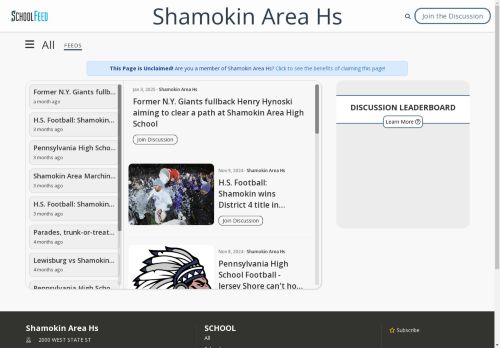 Shamokin Area Hs