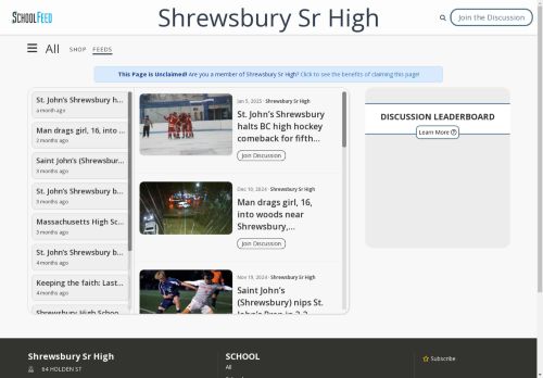 Shrewsbury Sr High