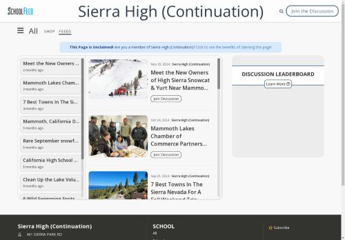 Sierra High (Continuation)