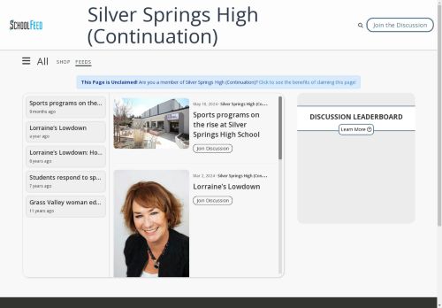 Silver Springs High (Continuation)
