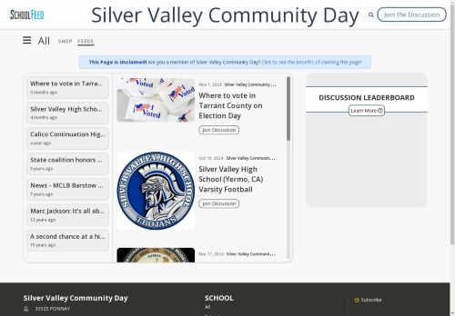 Silver Valley Community Day