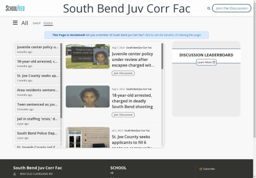 South Bend Juv Corr Fac