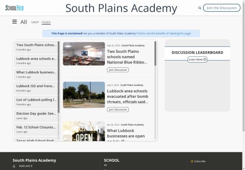 South Plains Academy