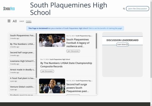 South Plaquemines High School