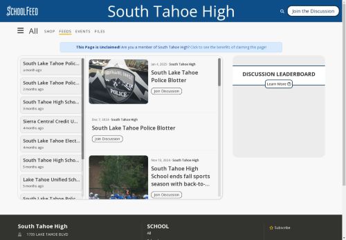 South Tahoe High