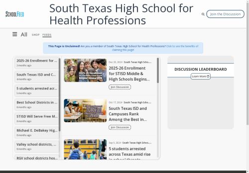 South Texas High School for Health Professions