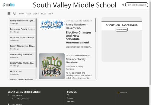 South Valley Middle School