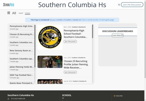 Southern Columbia Hs