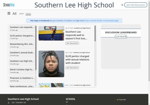 Southern Lee High School