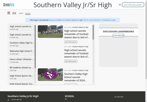 Southern Valley Jr/Sr High