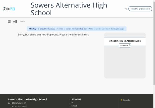 Sowers Alternative High School