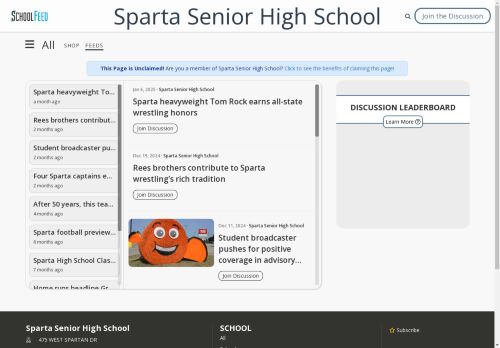 Sparta Senior High School