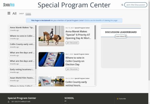 Special Program Center