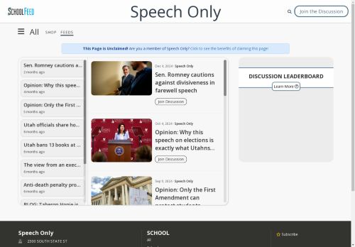 Speech Only