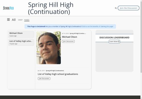 Spring Hill High (Continuation)
