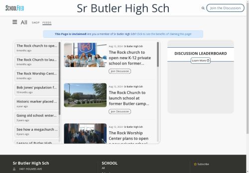 Sr Butler High Sch