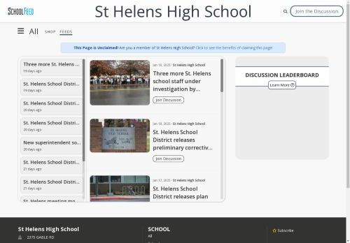 St Helens High School