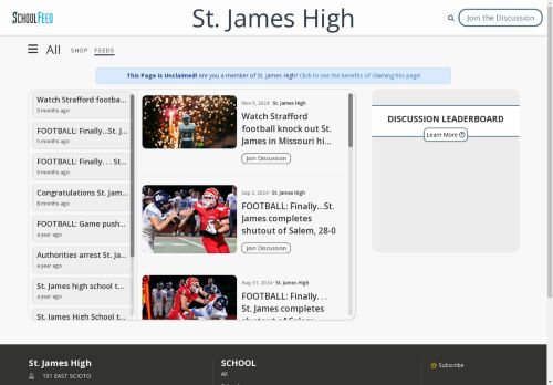 St. James High