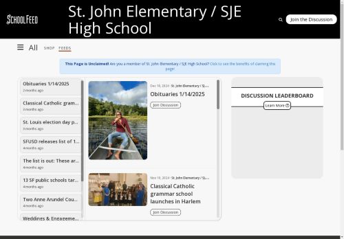 St. John Elementary / SJE High School