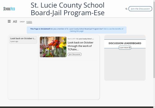 St. Lucie County School Board-Jail Program-Ese