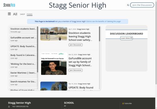 Stagg Senior High