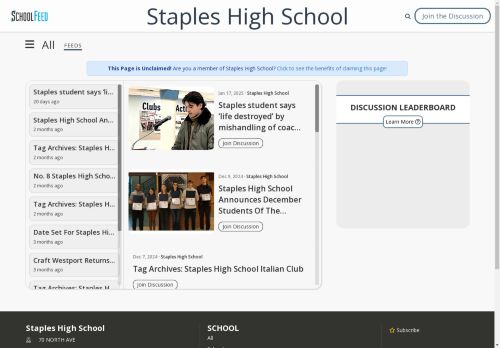 Staples High School