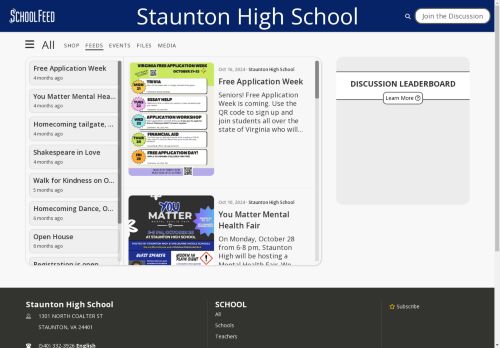 Staunton High School