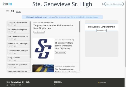 Ste. Genevieve Sr. High