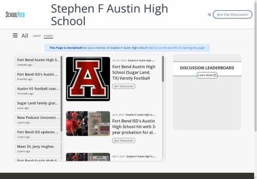 Stephen F Austin High School