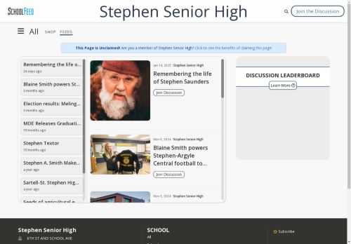 Stephen Senior High