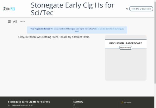 Stonegate Early Clg Hs for Sci/Tec
