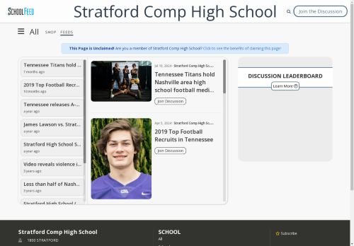 Stratford Comp High School