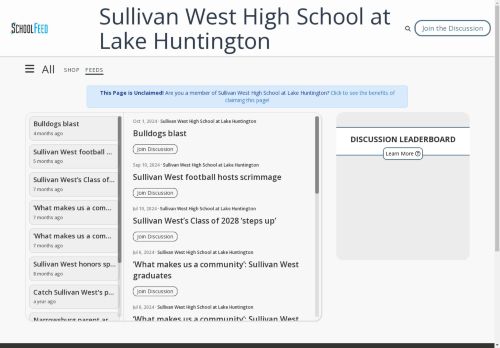 Sullivan West High School at Lake Huntington