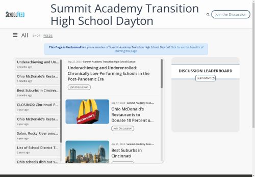 Summit Academy Transition High School Dayton