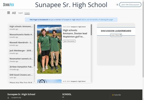 Sunapee Sr. High School